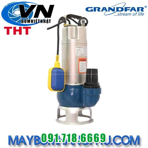 Máy Bơm Chìm Hút Nước Thải GRANDFAR GVX14-8-0.75 3 Máy Bơm Chìm Hút Nước Thải GRANDFAR GVX14-8-0.75 2
