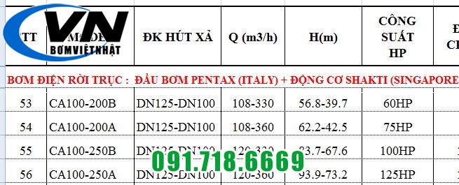 MÁY BƠM CHỮA CHÁY PENTAX ĐỘNG CƠ ĐIỆN SHAKTI CA100-200A 6 MÁY BƠM CHỮA CHÁY PENTAX ĐỘNG CƠ ĐIỆN SHAKTI CA100-200A 5