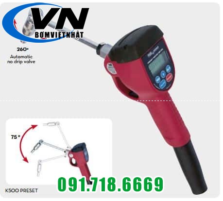Bơm Xăng Dầu PIUSI Preset meter K500 1 súng định lượng tự động preset meter K500