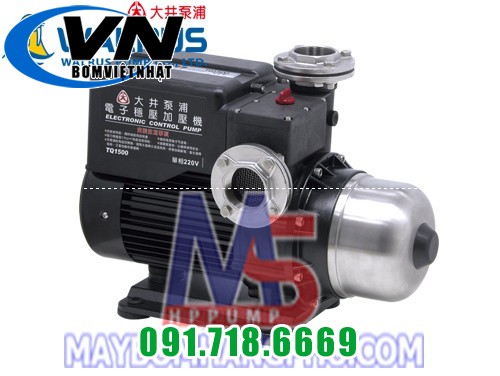 Bơm dân dụng tăng áp điện tử WALRUS TQ-2200 1 máy bơm tăng áp TQ1500