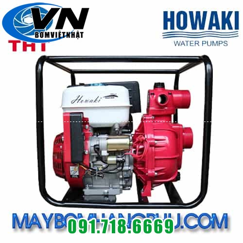 MÁY BƠM NƯỚC CHỮA CHÁY ĐỘNG CƠ XĂNG HOWAKI HP30A 1 may bom nuoc dong co xang dau howaki hp30a
