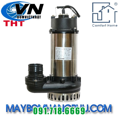 MÁY BƠM CHÌM NƯỚC THẢI COMFORT HOME SEX300T 2 COMFORT HOME SED CÓ PHAO