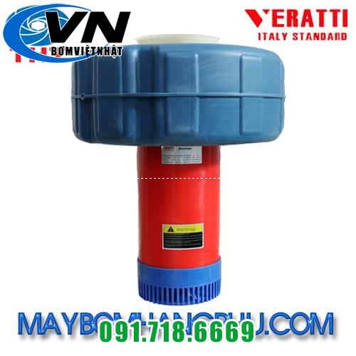 MÁY PHUN NƯỚC TẠO OXY- MÁY BƠM CHÌM VERATTI NFBD0.75-5-25 2 VERATTI NFBD
