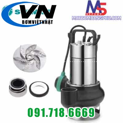 Máy bơm chìm nước thải SHIMGE WSD75/35T (1HP) 1 Máy bơm chìm nước thải SHIMGE WSD75/35T (1HP)
