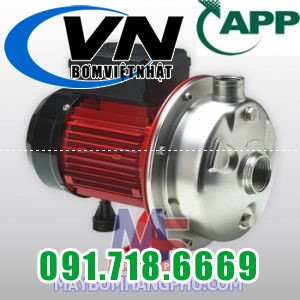 Máy Bơm Dân Dụng Trục Ngang Đầu Inox (316) SW-120S 1,2HP 3 Máy bơm dân dụng trục ngang đầu INOX APP SW-120s-250S