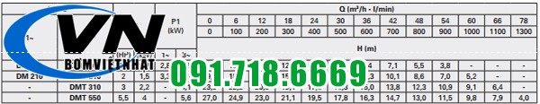 Máy Bơm Chìm Hút Nước Thải DMT 160 4 DM 160-310 123