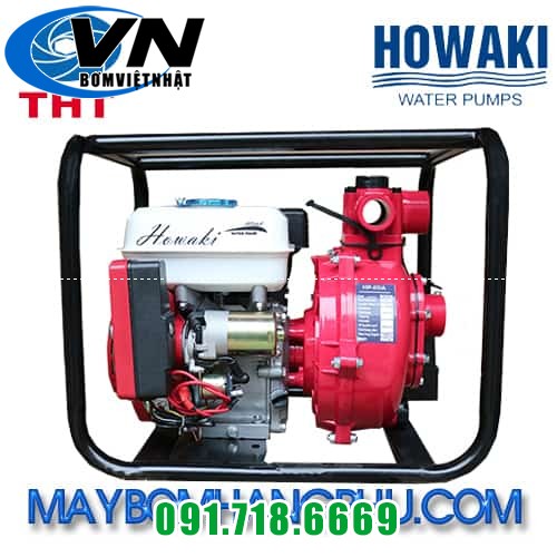 MÁY BƠM NƯỚC CHỮA CHÁY ĐỘNG CƠ XĂNG HOWAKI HP20A 1 may bom nuoc dong co xang dau howaki hp20a