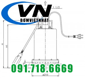 Máy Bơm Chìm Nước Thải Ebara BEST 5 2HP 4 ebara best 2345